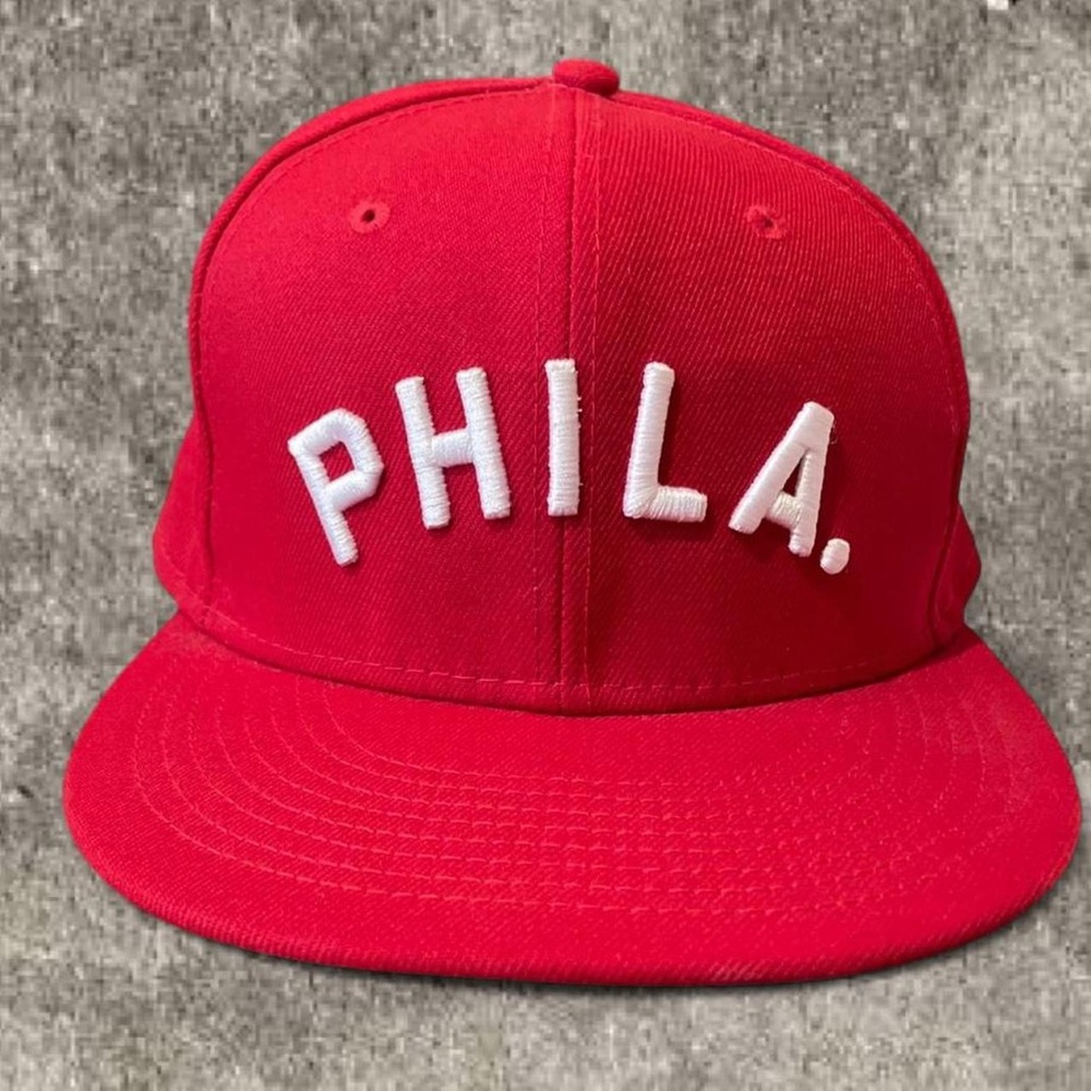 New Era 9FIFTY Philadelphia Phillies Snapback Hat Red MLB